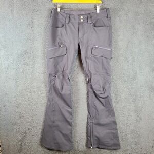 Burton Gloria Pants Women's Medium Gray Ski Snowboard Insulated Outdoors